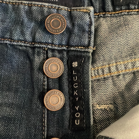 Lucky Brand The Cut-Off Denim Jean Shorts Size 28 - Picture 11 of 16